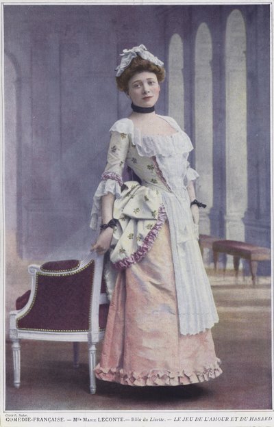 Marie Leconte as Lisette in The Game of Love and Chance by French Photographer