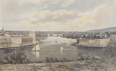 Marseille, Entrance of the Old Port by French Photographer
