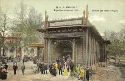 Marseille, Exposition Coloniale 1906, Pavillon Des Forets D