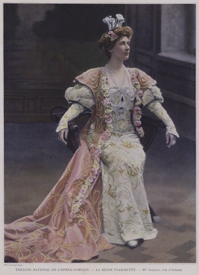 Mary Garden as Orlanda in The Queen Fiammette by French Photographer