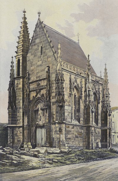Menigoute, Chapel, Southwest View by French Photographer