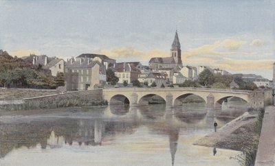 Mezieres, Arches Bridge and Mohon Bell Tower by French Photographer