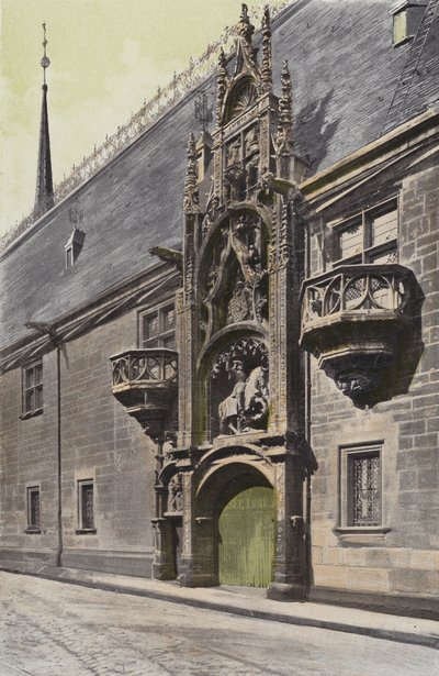Nancy, Ducal Palace, Entrance Portal by French Photographer