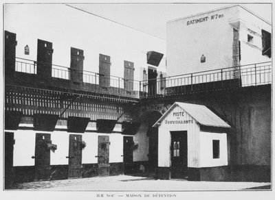 New Caledonia, Isle of Nou, House of Detention, from La Depeche Coloniale, 1903 by French Photographer