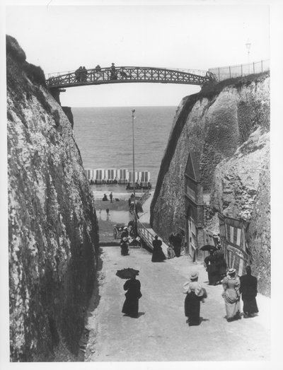 Newgate Gap, Margate, c.1900 by French Photographer