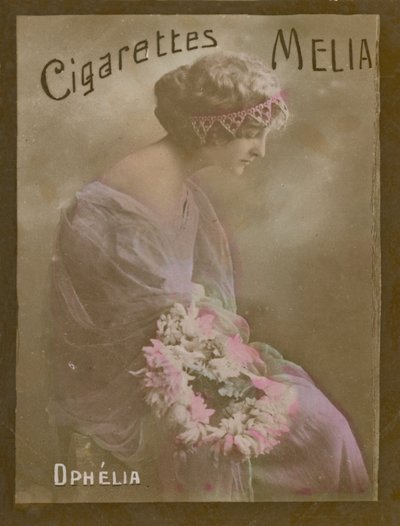 Ophelia, girl playing Shakespearian character by French Photographer
