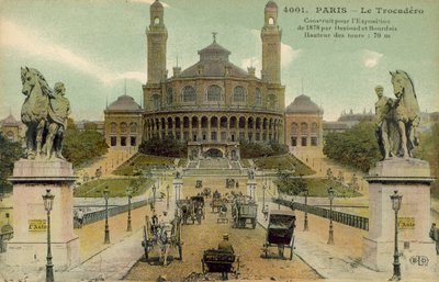 Palais du Trocadero, Paris, early 20th century by French Photographer
