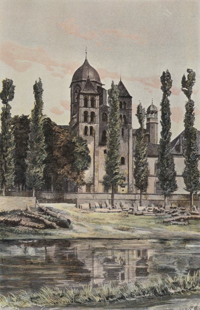 Paray-le-Monial, Church View by French Photographer