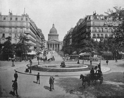 Paris - La Place Medicis, La Rue Soufflot et le Pantheon by French Photographer