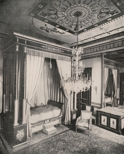Paris: Bed of the Empress Josephine in the German Embassy Building by French Photographer