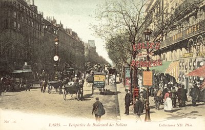 Paris, Boulevard des Italiens by French Photographer