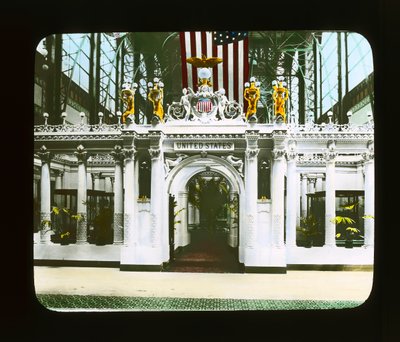 Paris Exposition: The United States Pavilion, Electrical Section, 1900 by French Photographer