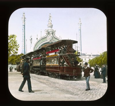 Paris Exposition: Main Entrance Gate, 1900 by French Photographer