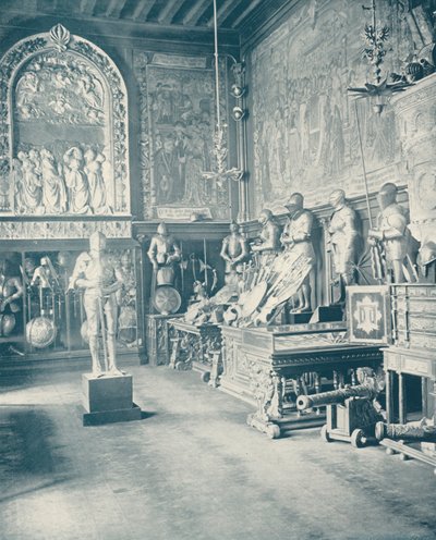 Paris: Musee Spitzer, Armory Hall by French Photographer
