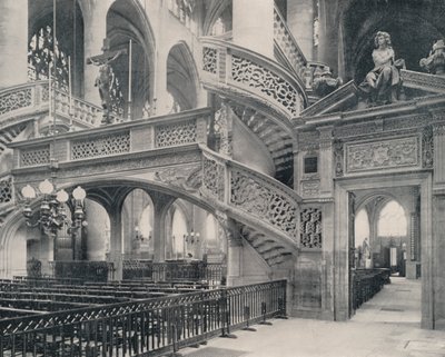 Paris: Section of the Choir in St Etienne-du-Mont by French Photographer