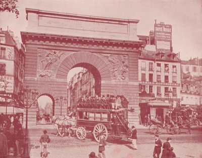 Paris: The Porte St Martin by French Photographer