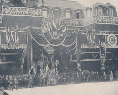 Paris: The Remains of President Carnot Lying in State by French Photographer