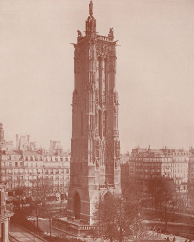 Paris: The Tour Saint Jacques, St James by French Photographer