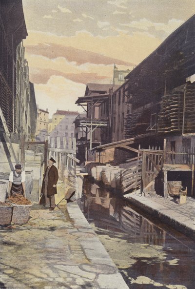 Paris, A Tannery on the Bievre by French Photographer
