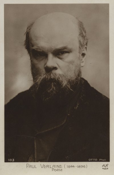 Paul Verlaine, French poet by French Photographer