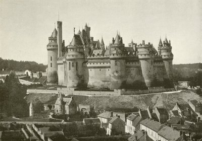 Pierrefonds, View Taken from the Road to Villers-Cotterets by French Photographer