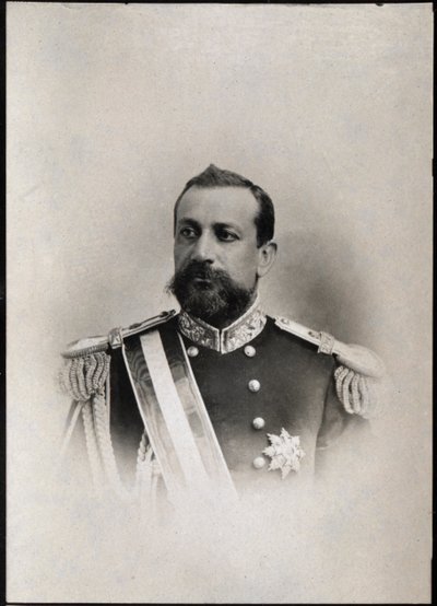 Portrait of Albert I of Monaco, Prince of Monaco by French Photographer