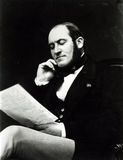 Portrait of Baron Georges Eugene Haussmann (1809-91), 19th Century by French Photographer