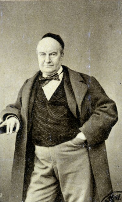 Portrait of Charles Augustin Sainte Beuve (1804 - 1869), Writer, Journalist and Literary Critic by French Photographer