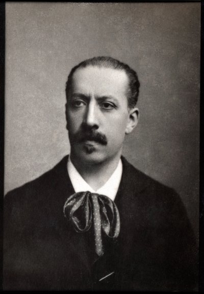 Portrait of Charles Marie Jean Albert Widor by French Photographer