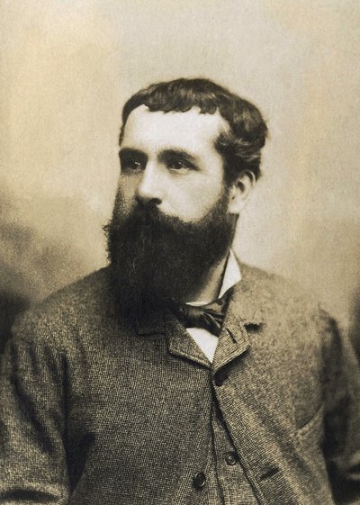 Portrait of Claude Monet (1840-1926) by French Photographer