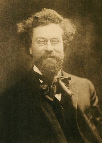 Portrait of Claude Terrasse, French Composer by French Photographer