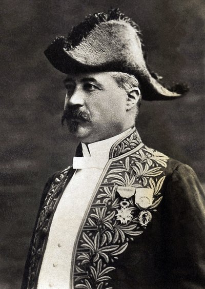 Portrait of Emile Faguet (1847-1916) by French Photographer