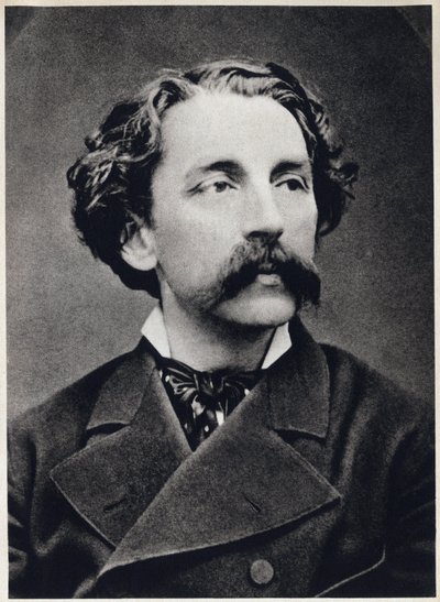 Portrait of Etienne Mallarme, also known as Stephane Mallarme (1842-1898), circa 1873, French poet by French Photographer