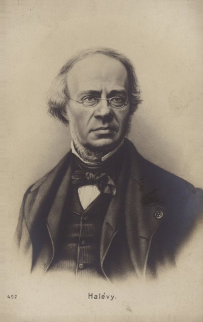 Portrait of Fromental Halevy by French Photographer