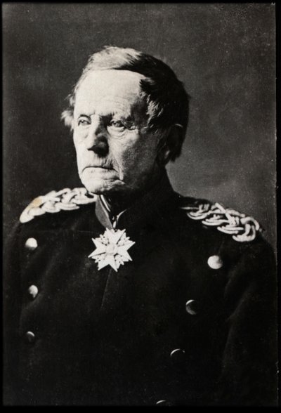 Portrait of Helmuth Karl Bernhard von Moltke the Elder (1800-1891), German Field Marshal by French Photographer