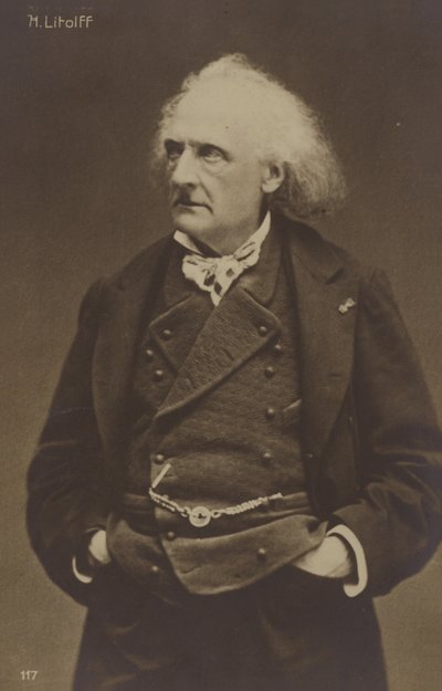 Portrait of Henry Litolff by French Photographer