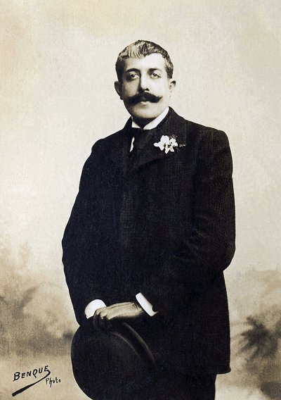 Portrait of Jean Lorrain (1855-1906) by French Photographer
