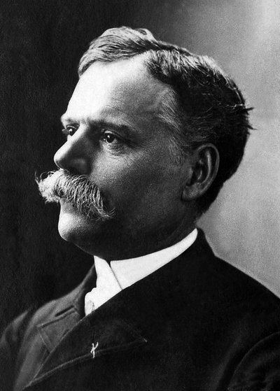 Portrait of Jules Cheret, French Painter and Cartoonist by French Photographer