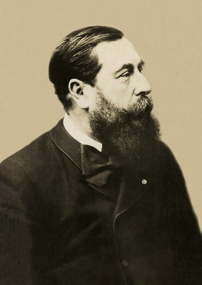 Portrait of Leo Delibes (1836-1891), French composer by French Photographer