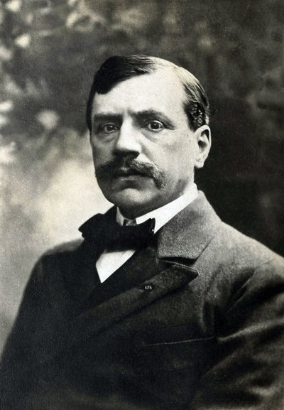Portrait of Paul Bourget, French Writer by French Photographer