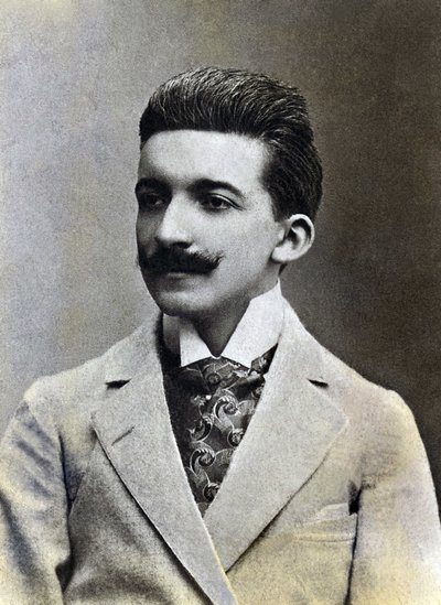 Portrait of Pierre Louis dit Louys, French writer by French Photographer