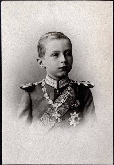 Portrait of Prince Oskar of Prussia by French Photographer