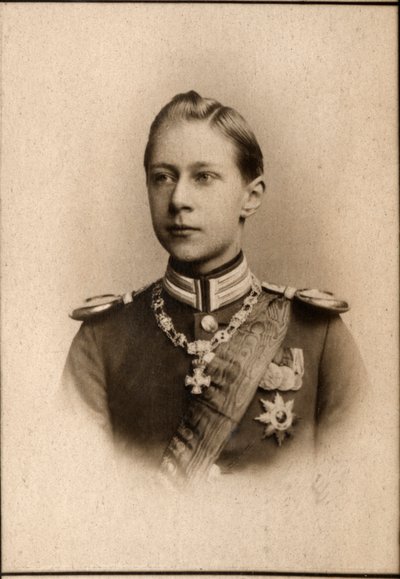 Portrait of Prince William (1882-1951), German Crown Prince by French Photographer