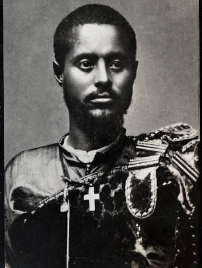 Portrait of Ras Makonnen, general and governor of Harar province in Ethiopia by French Photographer