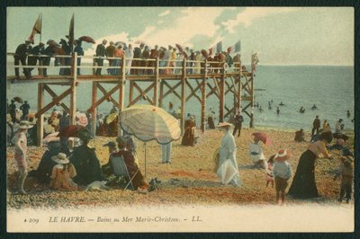 Baths Marie-Christine at Le Havre by French Photographer