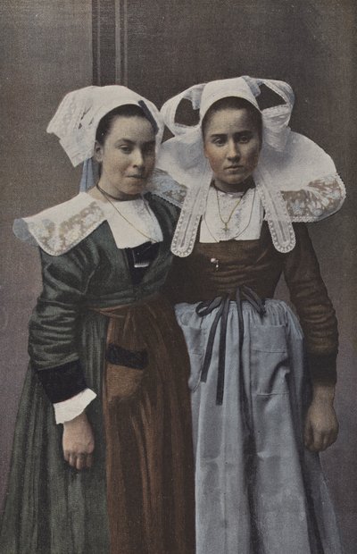 Quimper, Young Girls by French Photographer