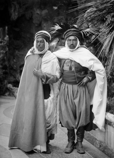 Representatives of the French colonies, in traditional costume, in Paris, circa 1850, received by Jean Etienne Theodore Ducos (1801-1855), minister of navy and colonies from 1851 to 1855. Photography. Ducos Collection. by French Photographer