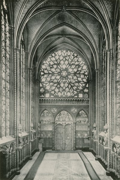 Rose-Window in the St Chapel by French Photographer