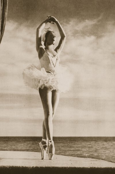 Rosella Hightower in Swan Lake, from Grand Ballet de Monte-Carlo, 1949 (photogravure) by French Photographer