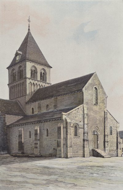 Rouy, Church, Northwest View by French Photographer